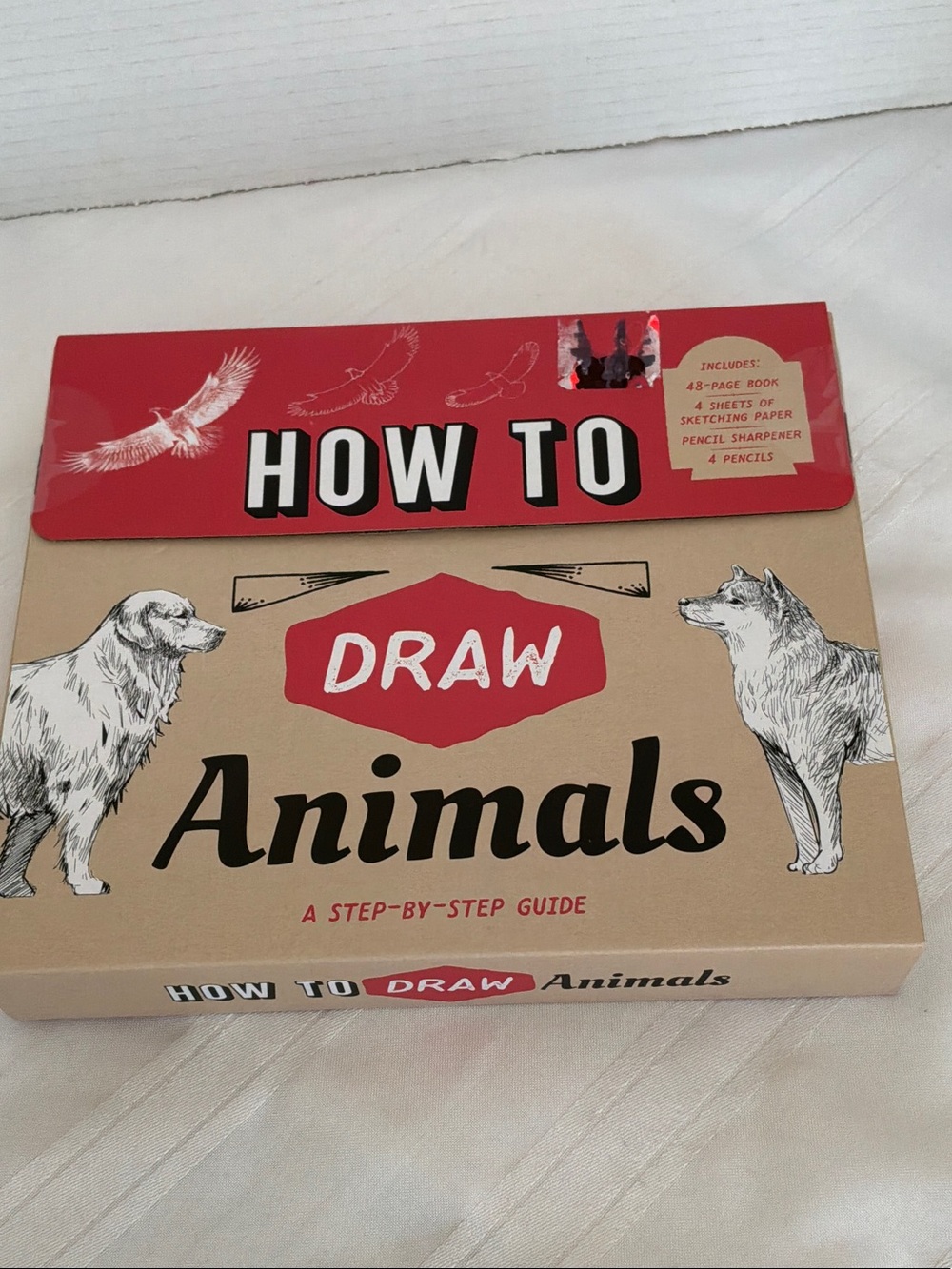 How To Draw Animals Step-by-Step Drawing Kit - Red & Tan